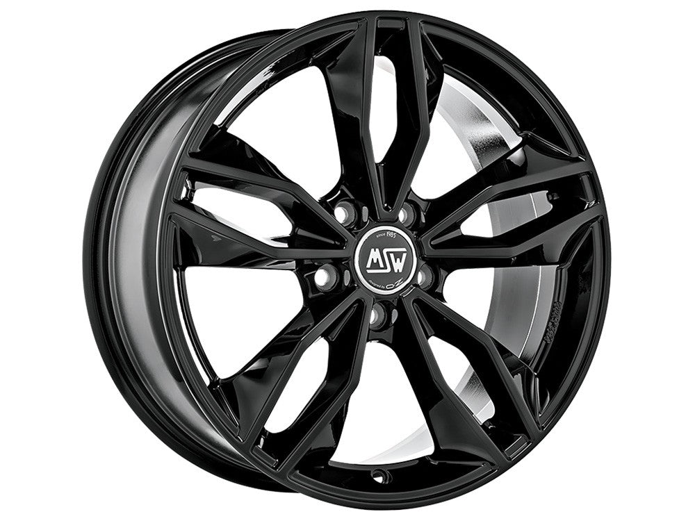 MSW 71 8x19 ET49 5x112 Gloss Black Wheel