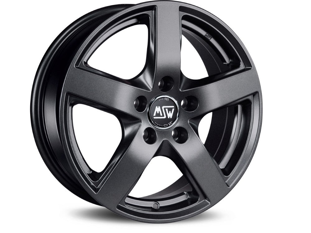 LLANTA MSW MSW 55 7.5x17 ET32 5x120 GRIS MATE OSCURO KBA ECE