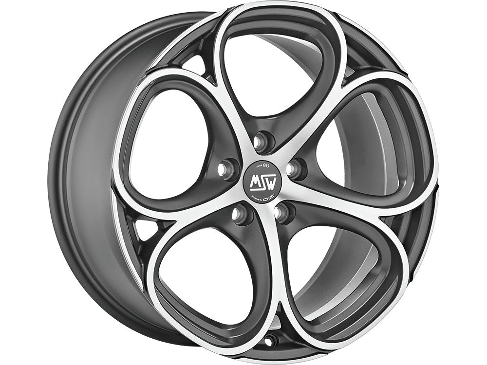 RIM MSW MSW 82 8x18 ET45 5x114.30 SILVER METAL MATT POLISHED (MGMFP)
