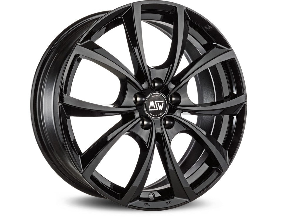 MSW MSW 27 7.5x17 ET45 5x108 GLOSS BLACK WHEEL