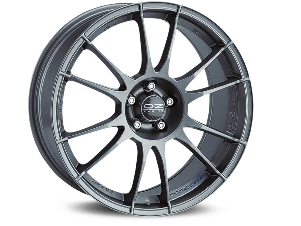 OZ ULTRALEGGERA 7x17 ET35 4x98 GRAPHITE MATTE SILVER WHEEL
