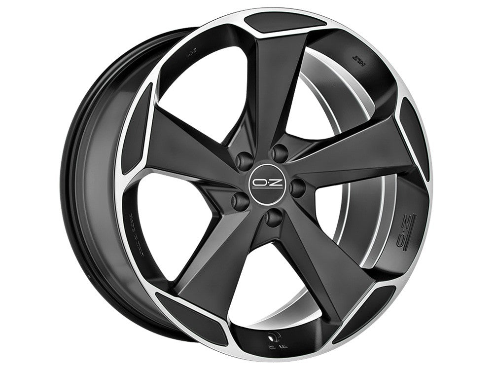 RIM OZ ASPEN HLT 10x20 ET33 5x112 MATT BLACK DIAMOND CUT