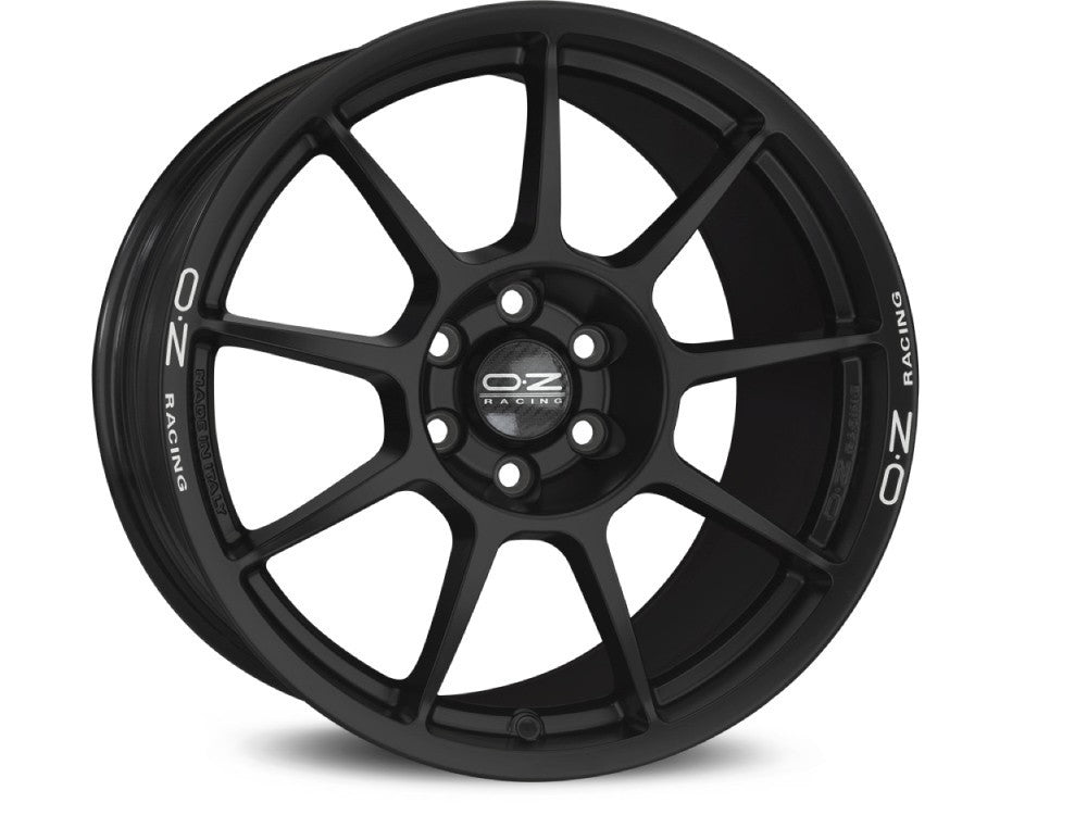 LLANTA OZ CHALLENGE HLT 8,5x18 ET50 5x130 MATT BLACK WHITE LETTERING