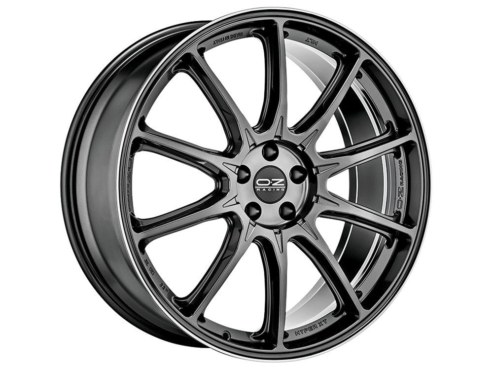 Felge OZ HYPER XT HLT 10X22 ET35 5x120 STAR GRAPHITE DIAMOND LIP