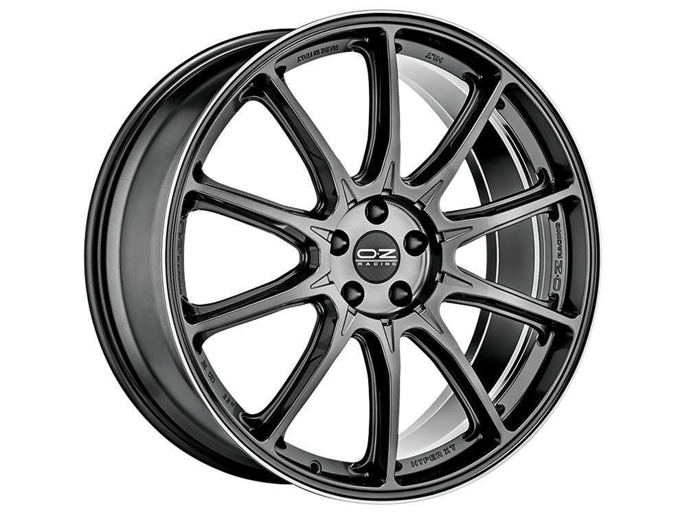 LLANTA OZ HYPER XT HLT 9x20 ET52 5x112 79 STAR GRAPHITE DIAMOND LIP