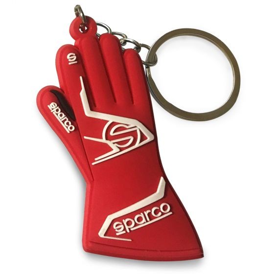 LLAVERO DE CUERO SPARCO TARGA FLORIO NEGRO