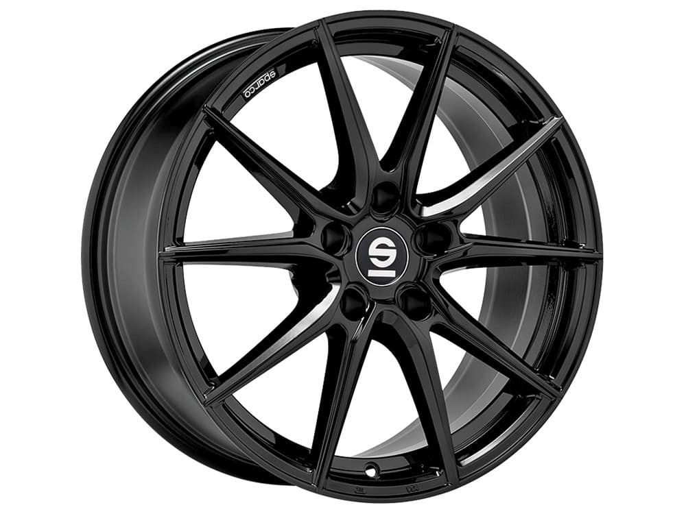 LLANTA SPARCO WHEELS SPARCO DRS 8X18 ET35 5X100 63,3 NEGRO BRILLANTE