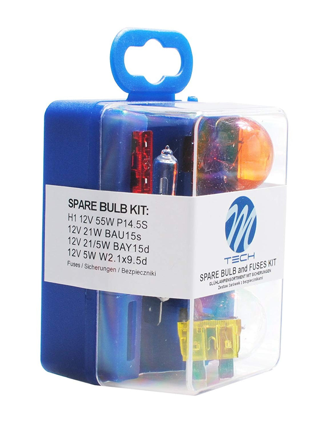 ESTUCHE DE LÁMPARAS M-TECH H1 12V