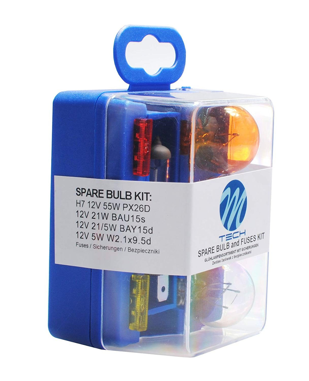 ESTUCHE DE LÁMPARAS M-TECH H7 12V