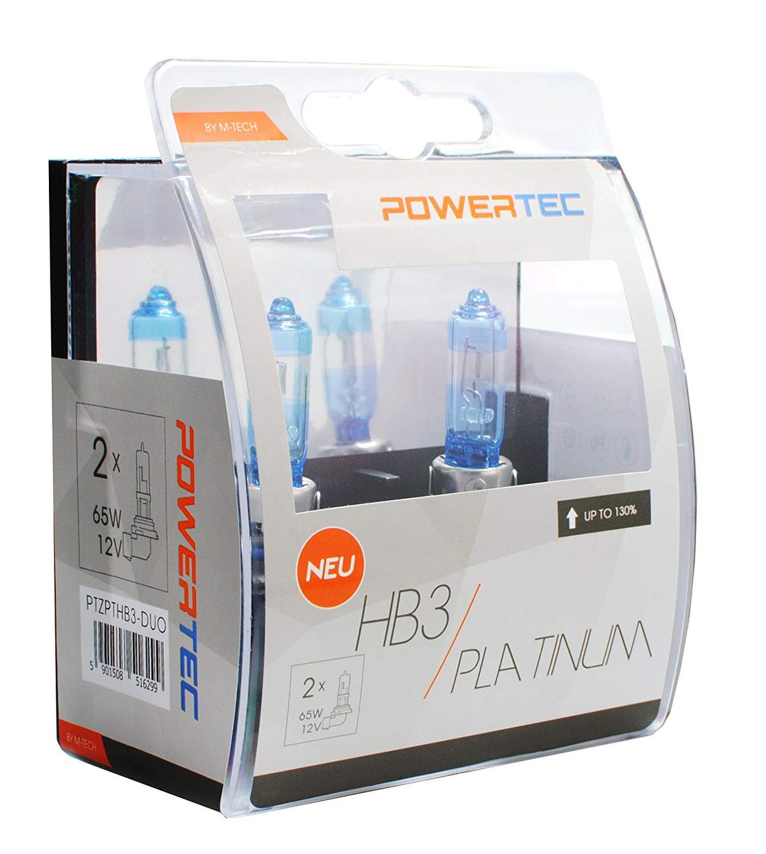 POWERTEC PLATINUM +130% HB3 12V DUO