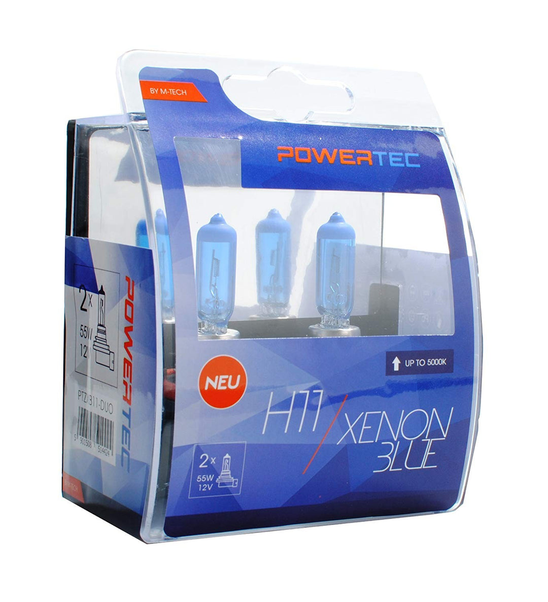 POWERTEC XENON BLUE H11 12V DUO