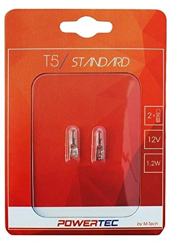 POWERTEC STANDARD T5 W2X4,6D 1.2W 12V BLISTER