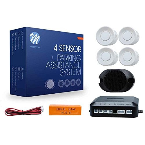 CP17 18MM PARKING SENSORS WITH BUZZER - WHITE
