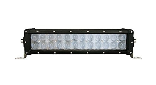 FARO LARGO ALCANCE, BARRA LED - DOBLE FILA - SOPORTE LATERAL, 72W 12\" COMBO