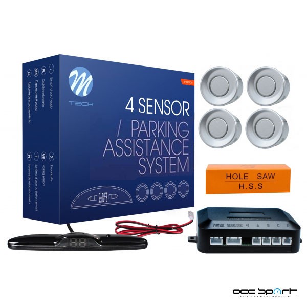 SENSORES DE APARCAMIENTO CP24 22MM ZUMBADOR - PLATEADO