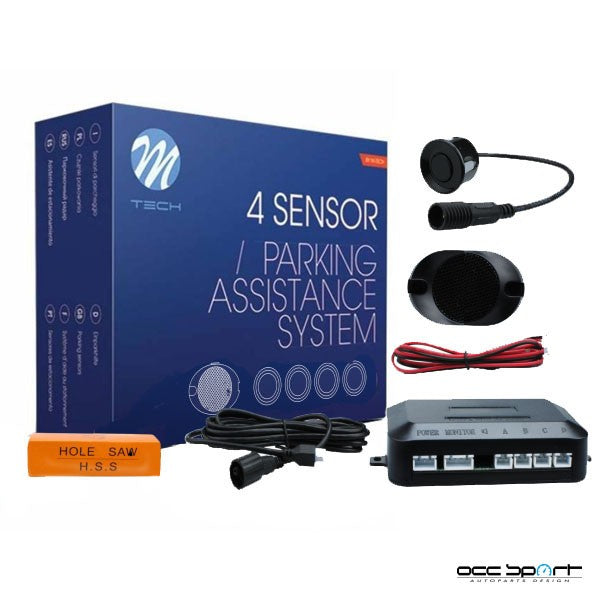 CP6 Parking Sensors Buzzer + Connectors - Black