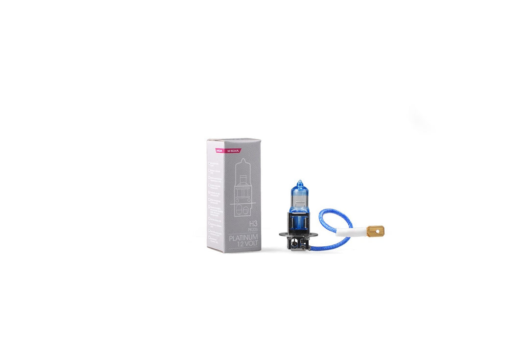 LÁMPARA HALÓGENA M-TECH PLATINUM PK22S 12V/55W H3 | 10 UDS