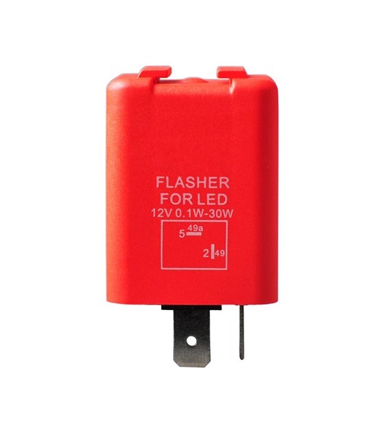 FLL007, 12V, 2P, RED COVER