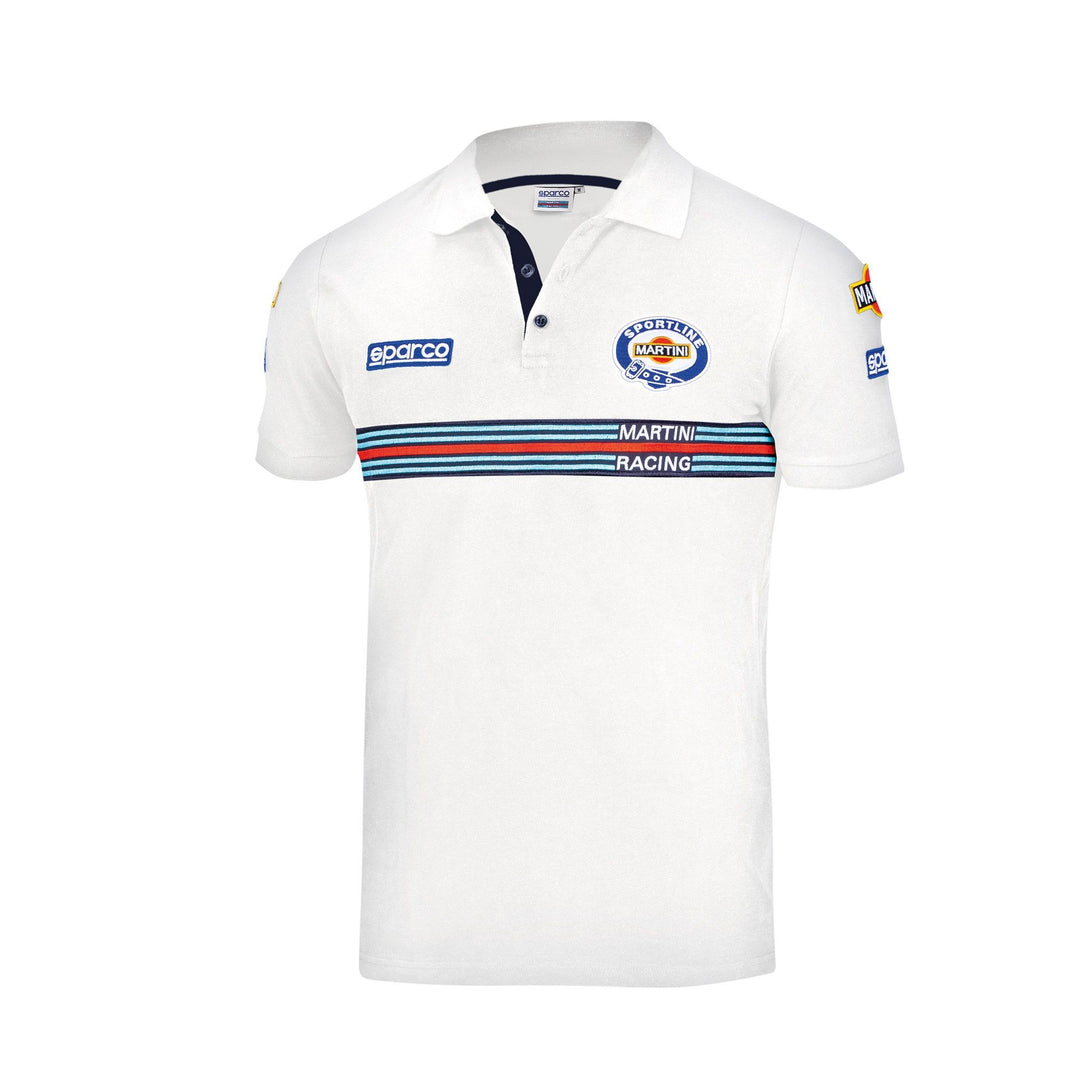POLO REPLICA MARTINI-R TALLA S BLANCO