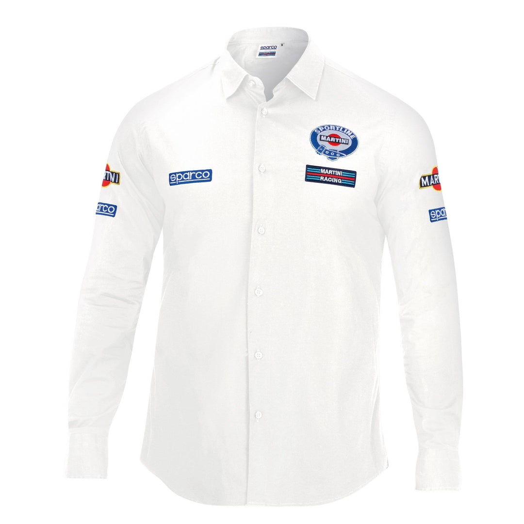 CAMISA MANGA LARGA SPARCO TG. S BLANCA