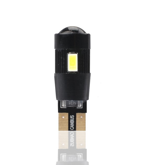 BLISTER 2X LED L339W - W5W 12V 6XSMD5630 CANBUS LENTE BLANCO