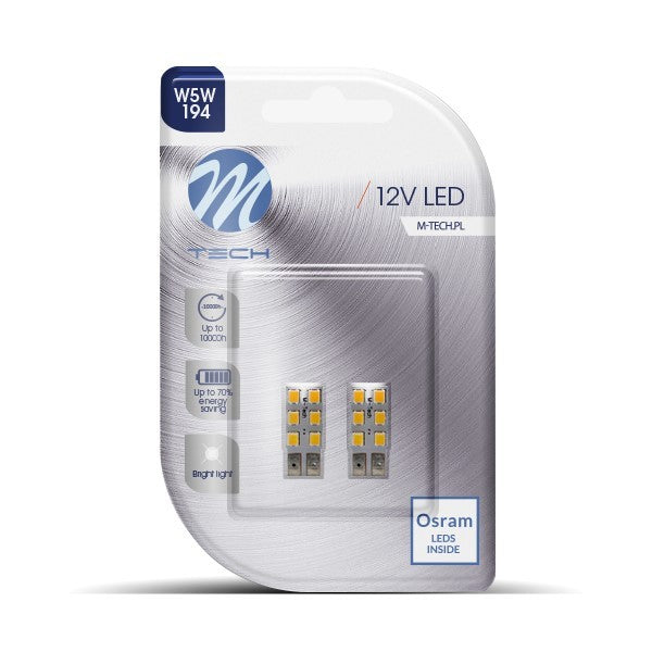 BLISTER 2X LED L083W - W5W 6XSMD3528 BLANCO