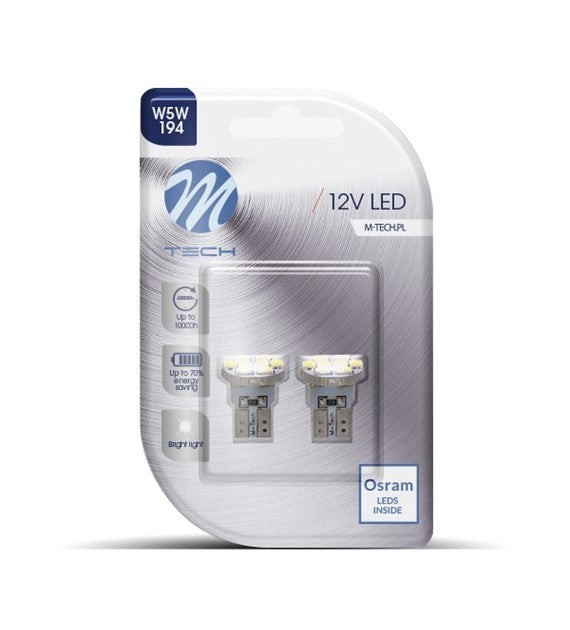 BLISTER 2X LED L078W - W5W 8XSMD2835 BLANCO