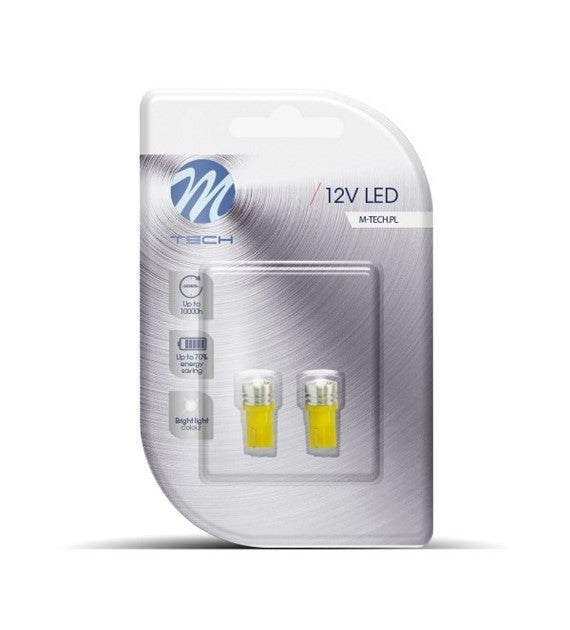 BOMBILLAS LED AMARILLO 12V W5W/T10/R10