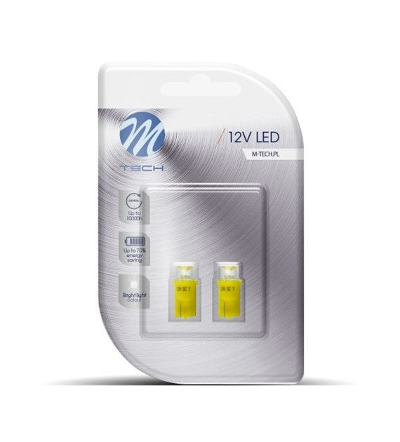 BOMBILLAS LED AMARILLO 12V W5W/T10/R10