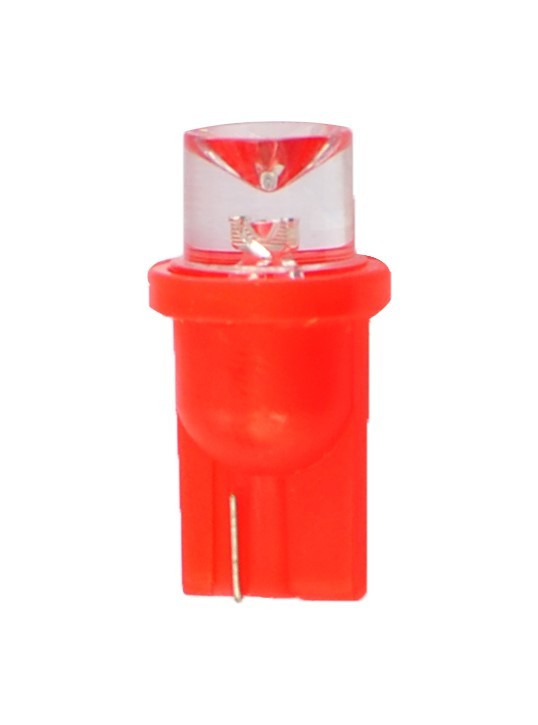 BLISTER 2X LED L006AR - W5W CÓNCAVO ROJO