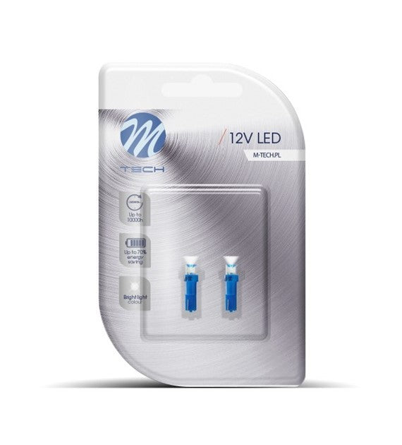 BLISTER 2X LED L053B - T5 1XSMD5050 AZUL