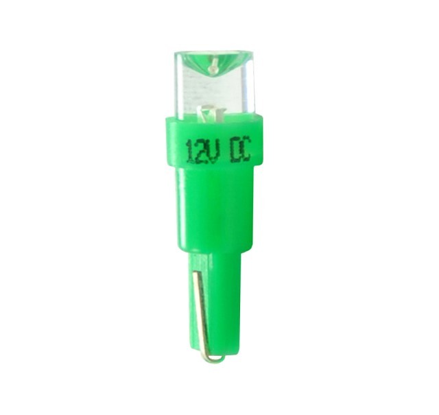 BOMBILLAS LED VERDE 12V T5/R5/W1/2W/W2W