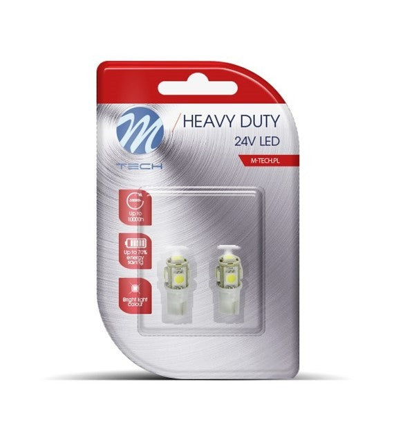 BLISTER 2X LED L954W - W5W 5XSMD5050 BLANCO