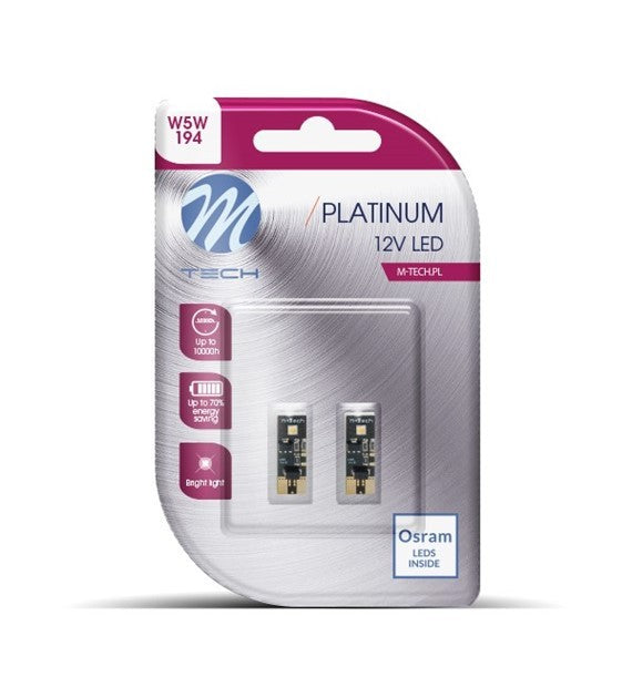 BLISTER 2X LED L802W - W5W CANBUS 2XHP BLANCO