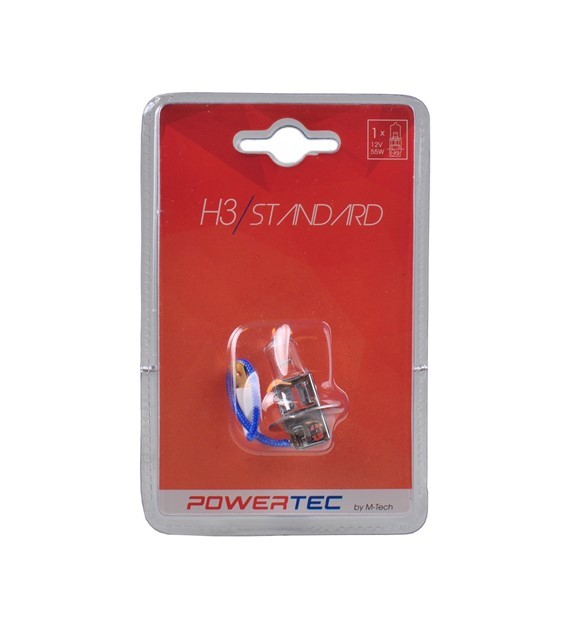 POWERTEC STANDARD H3 12V BLISTER