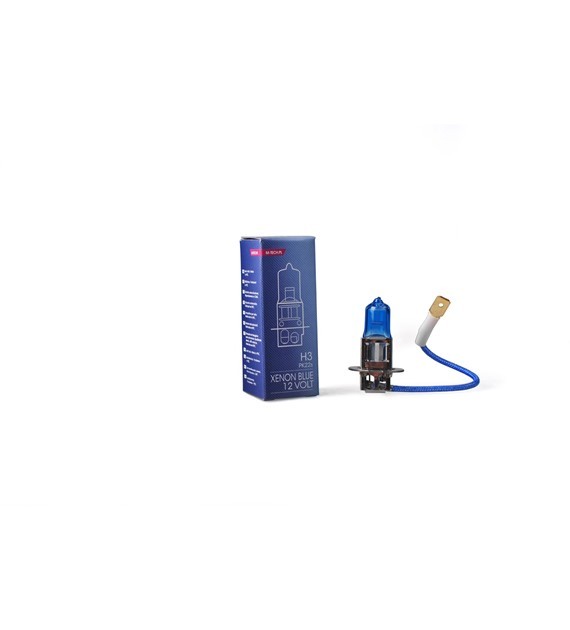 LÁMPARA HALÓGENA M-TECH XENON BLUE PK22S 12V/55W H3 | 10 UDS