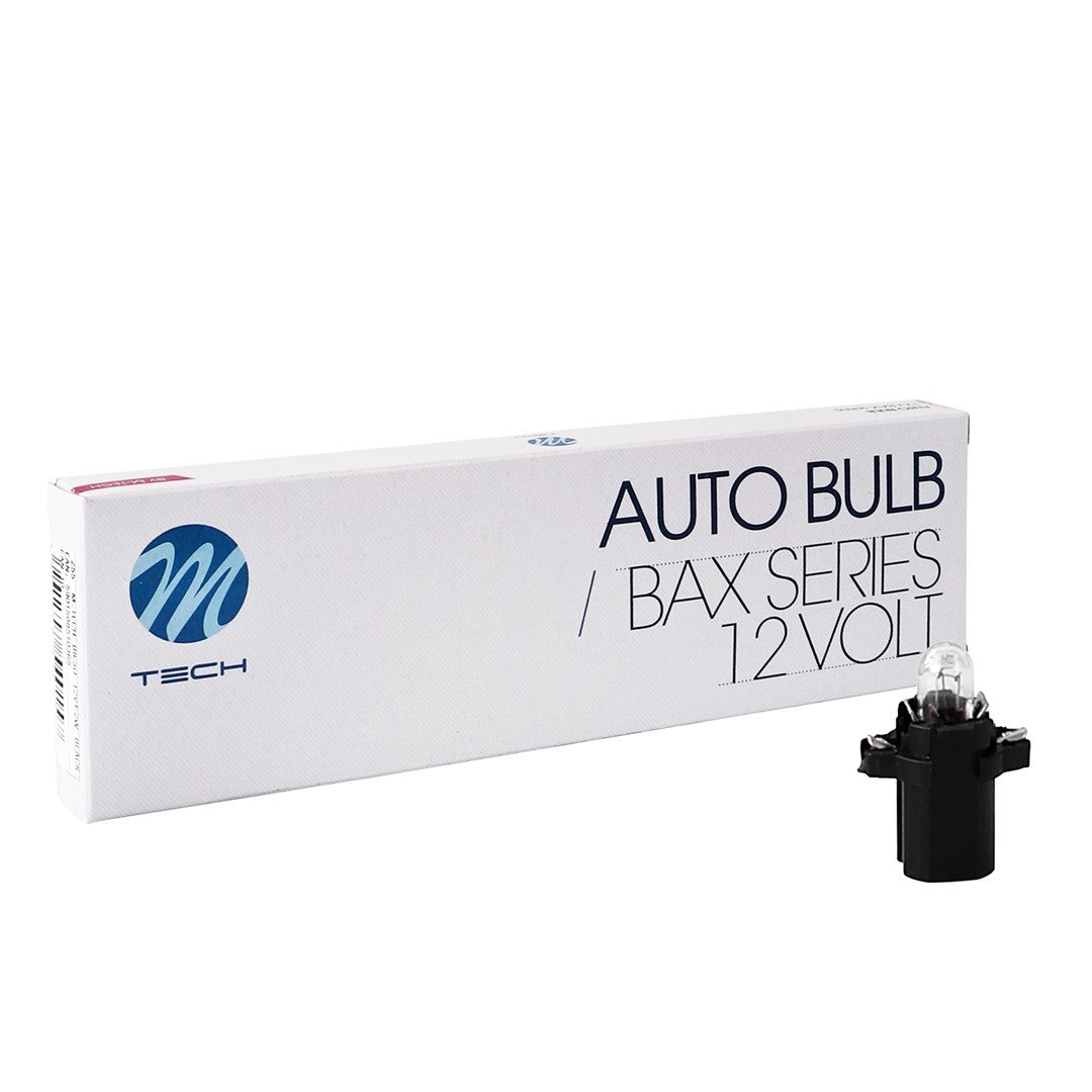 LÁMPARA M-TECH B8.3D 12V/1.2W NEGRA | 10 UDS