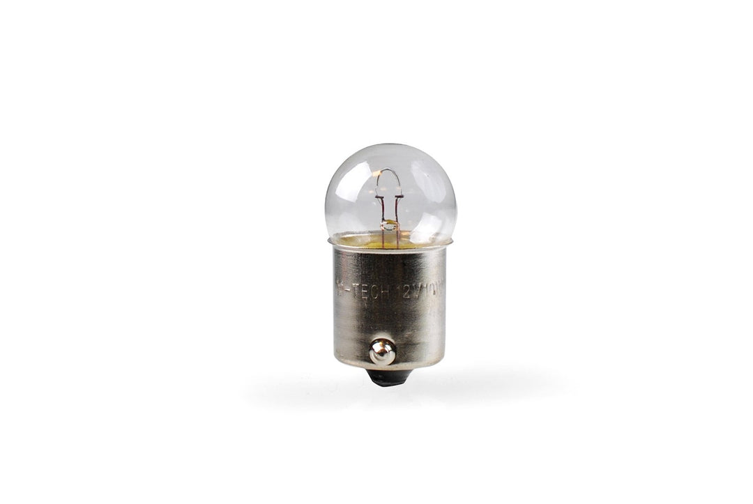 LÁMPARA M-TECH BA15S 12V/10W G18 CLEAR | 10 UDS