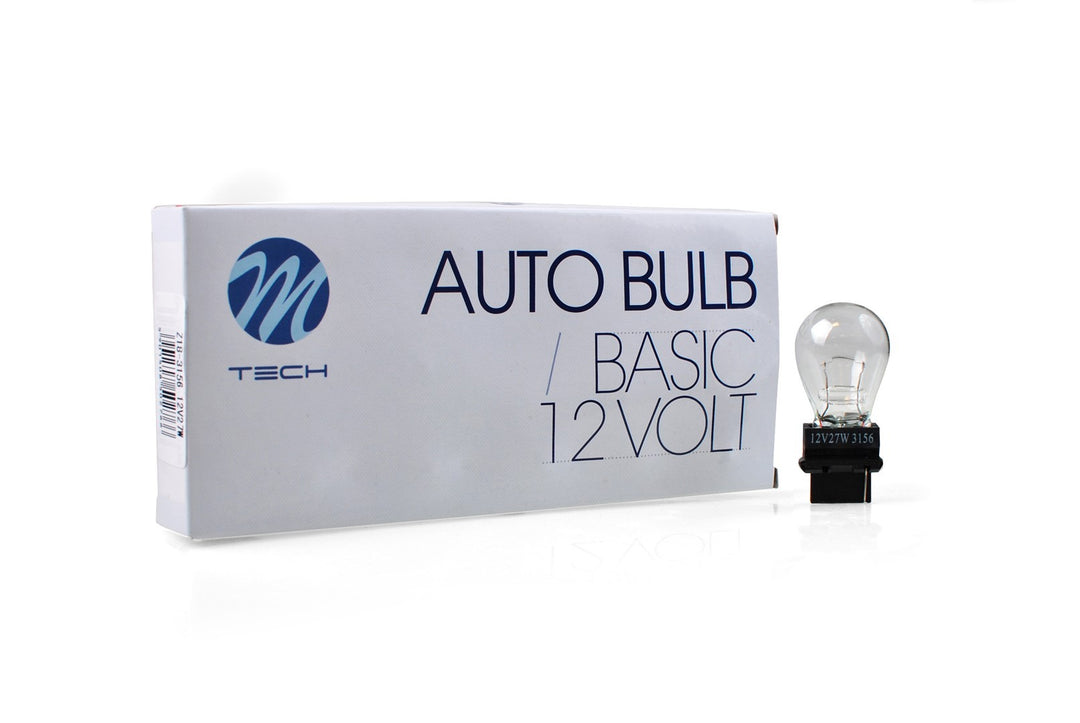LÁMPARA M-TECH W2.5X16D 12V/27W - 3156 CLEAR | 10 UDS