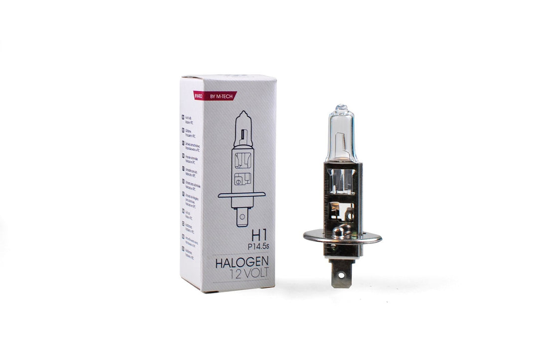 LÁMPARA HALÓGENA M-TECH P14.5S 12V/55W H1 | 10 UDS