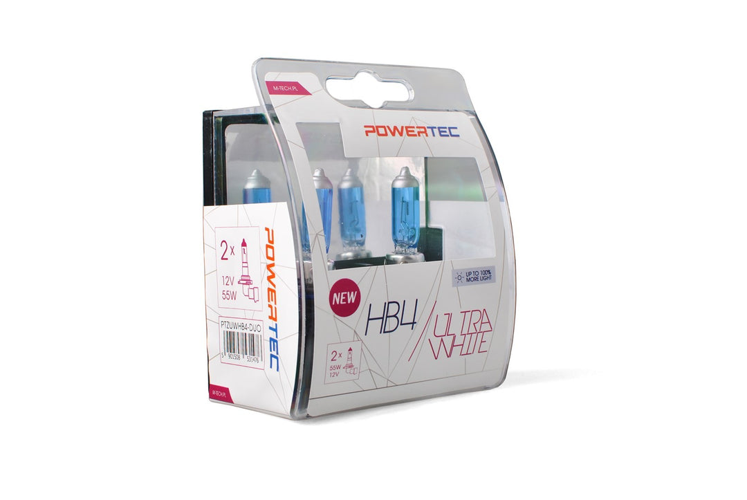 POWERTEC ULTRAWHITE HB4 12V DUO