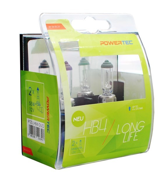 POWERTEC LONG LIFE HB4 12V DUO