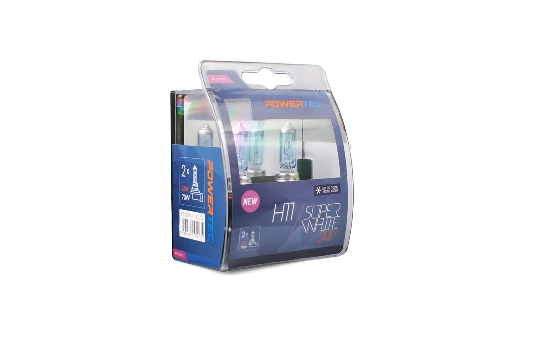 POWERTEC SUPERWHITE H11 24V DUO