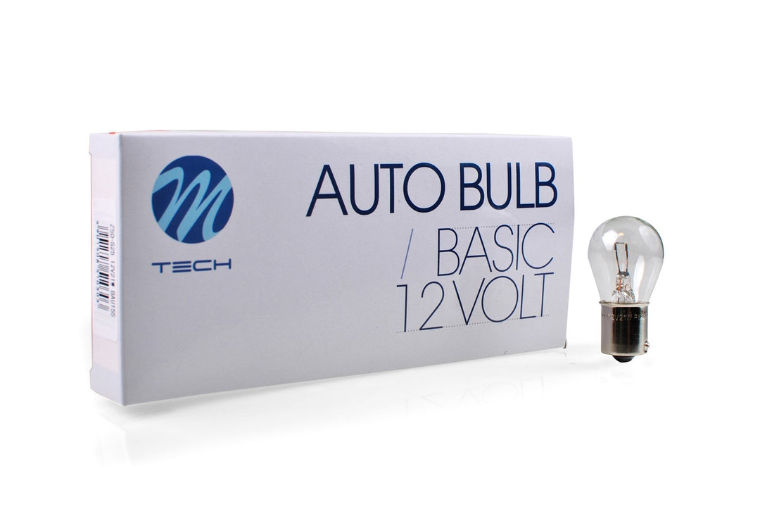 LÁMPARA M-TECH BAU15S 12V/21W P21W CLEAR | 10 UDS