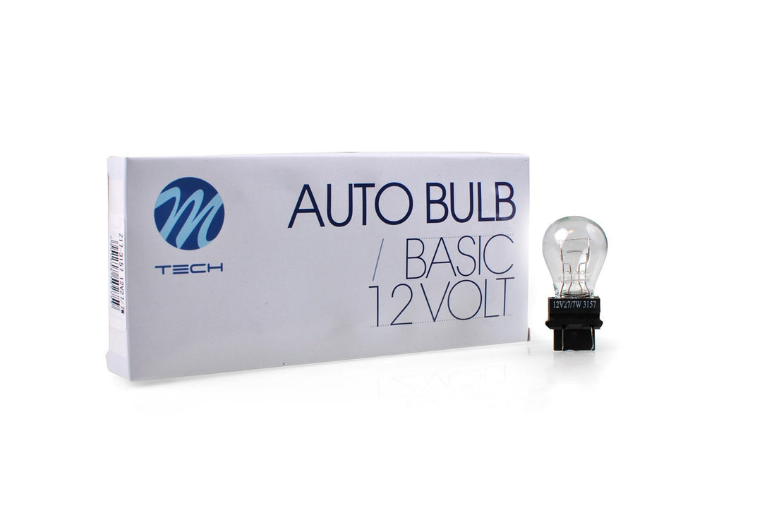LÁMPARA M-TECH W2.5X16Q 12V P27/7W - 3157 CLEAR | 10 UDS
