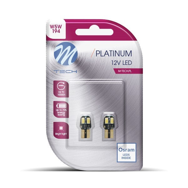 BLISTER 2X LED L806W - W5W CANBUS 4XSMD5630 BLANCO
