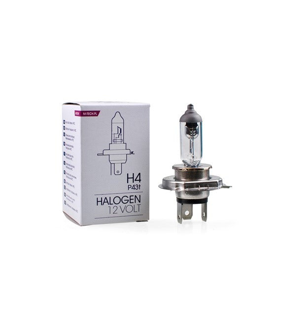 LÁMPARA HALÓGENA M-TECH  H4 9003 HB2 P43T 60/55W 12V | 10 UDS