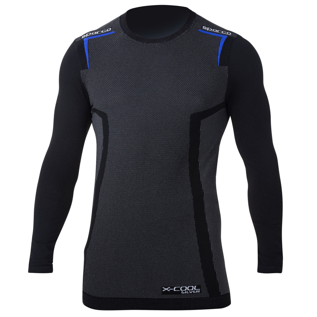 K-CARBON BLAUES LANGARM-T-SHIRT XS/S
