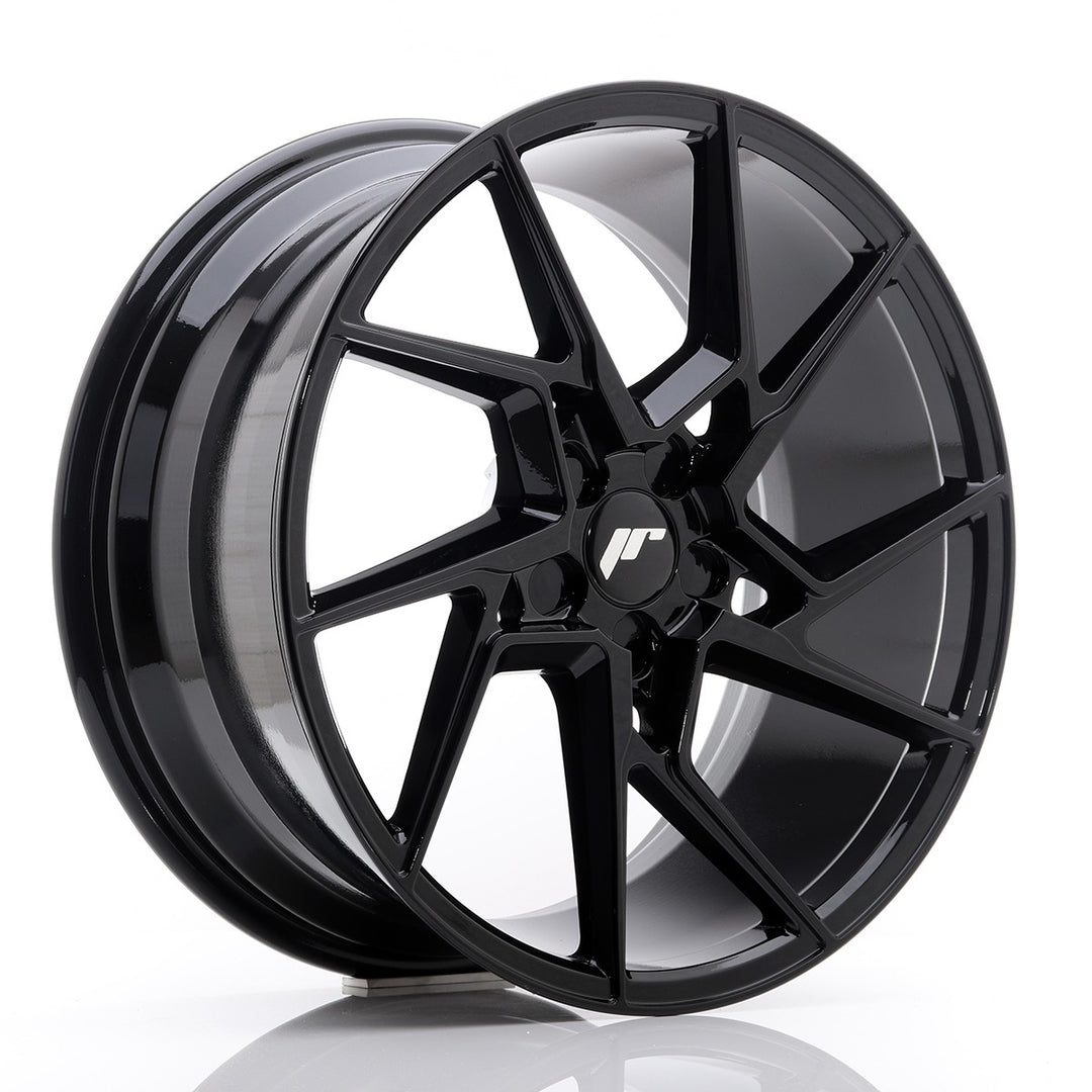 JAPAN RACING JR33 19''X8.5 ET BLANK BLANK CB 74.1 BLACK WHEEL