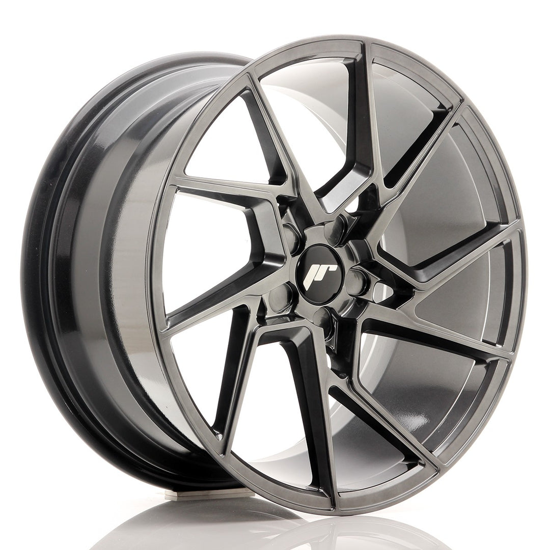 JAPAN RACING JR33 19''X9.5 ET BLANK BLANK CB 74.1 HYPER SCHWARZES FELGE